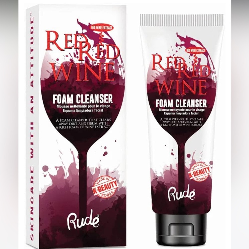 Rude Cosmetics Red Red Wine Foam Cleanser